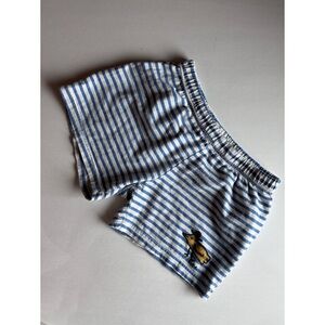 EUC Bobo Choses Mr. Bird Striped Shorts 24m